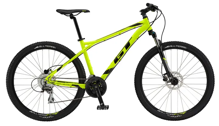 Aggressor Expert, 27.5" wheel, neon yellow GT Mountain bicycle