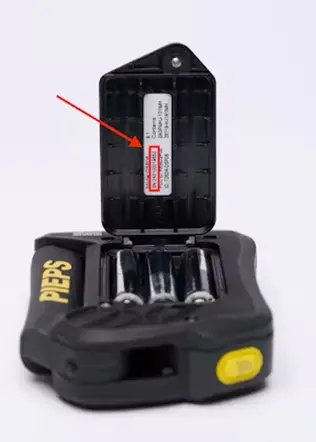 Transceiver's serial number location