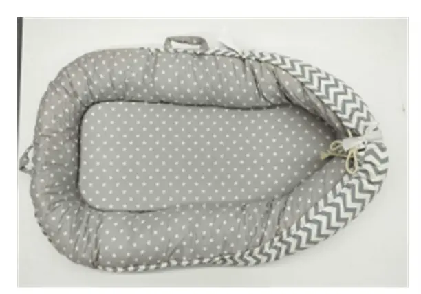 Recalled BBWOO Baby Lounger in Gray Line