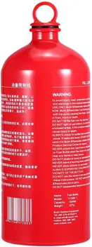 Recalled BULin liquid fuel bottle - back