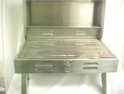 Recalled Beefmaster Explorer Outdoor Gas Grill (open)