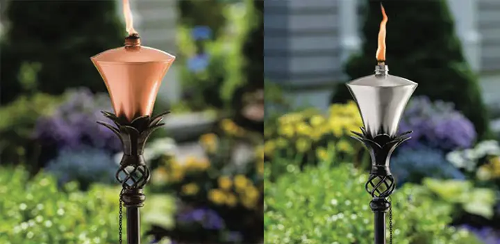 Recalled Berkley Jensen Citronella 72-inch Copper & Nickel-Plated Torch