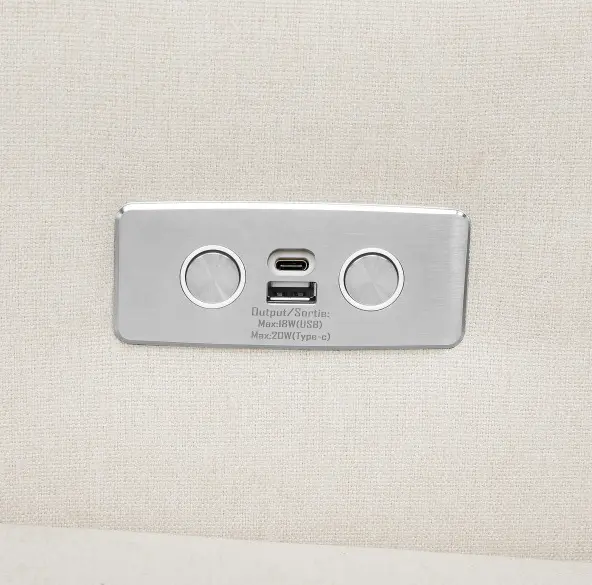 Closeup of USB port module