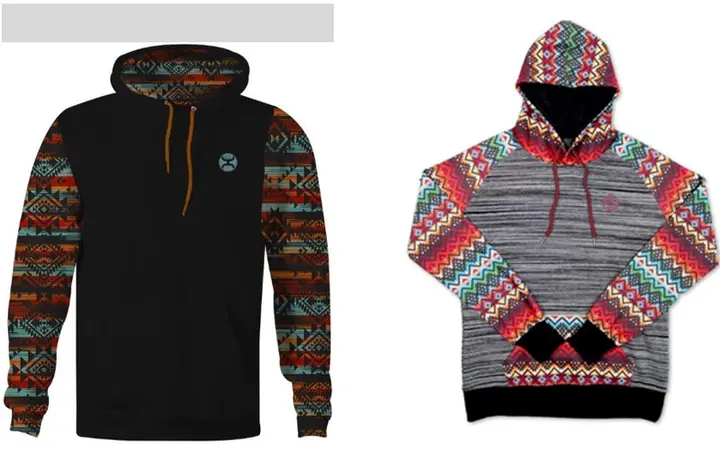 Examples of recalled youth sweatshirt with drawstrings