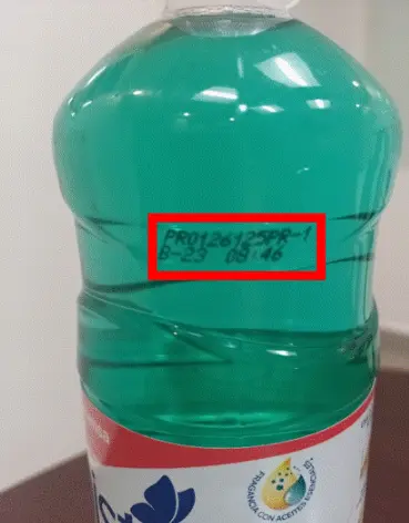 Date Code Location on the bottle