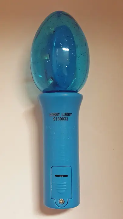 Hobby Lobby Easter-themed light-up spinners with item number 9130033.