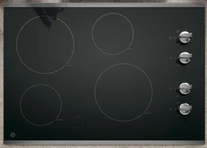 Recalled GE electric radiant cooktop, model no. JP3030SJ4SS