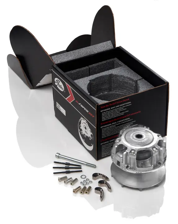 G-Force CVT clutch with packaging
