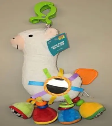 Recalled Llama Plush Toy w/Clip