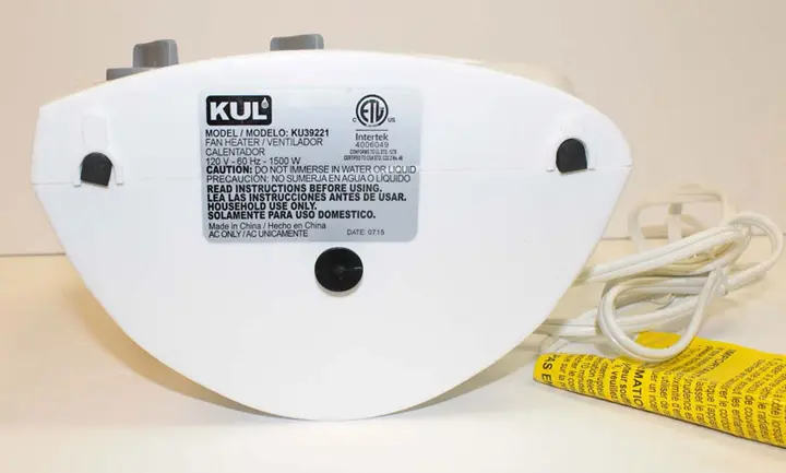 Photo from the official notice: CE North America Expands Recall of Fan Heaters Due to Fire Hazard; Sold Exclusively at H-E-B