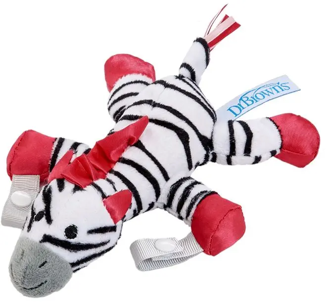 Photo from the official notice: Handi-Craft Recalls Dr. Brown's Lovey Pacifier & Teether Holders Due to Choking Hazard