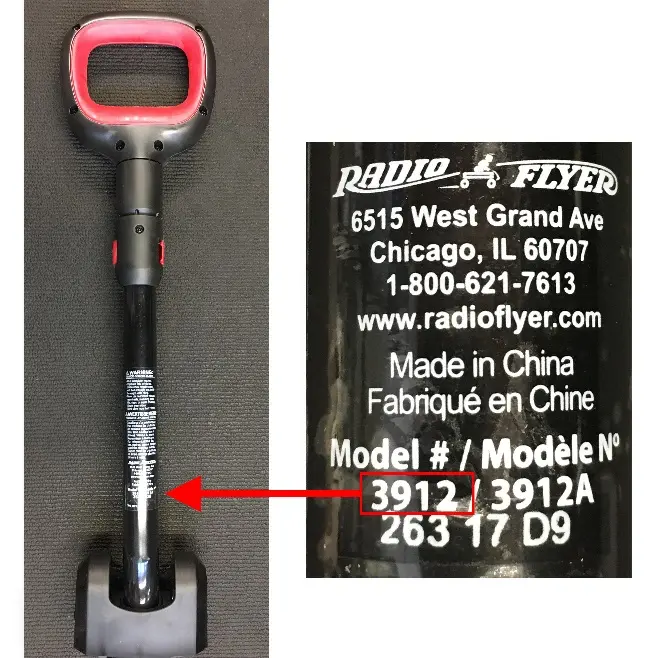 Photo from the official notice: Radio Flyer Recalls Electric Wagons Due to Injury Hazard
