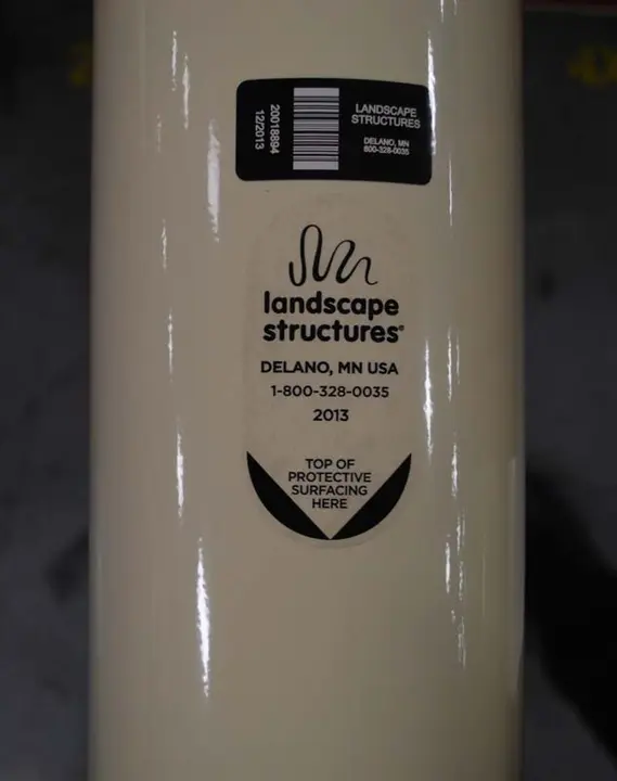Sticker on swing frame