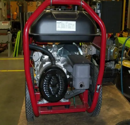 Rear view of Powermate Generators