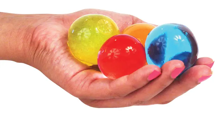 Water Balz grow to 400 times their original size