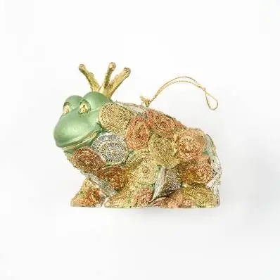 Ornament Frog Prince Sitting