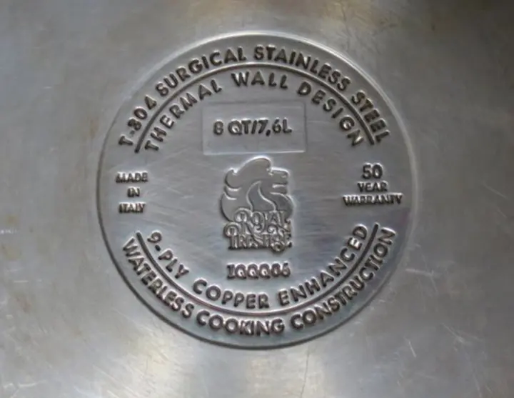Recalled pots and pans have "Thermal Wall" and "9-Ply" on the bottom.