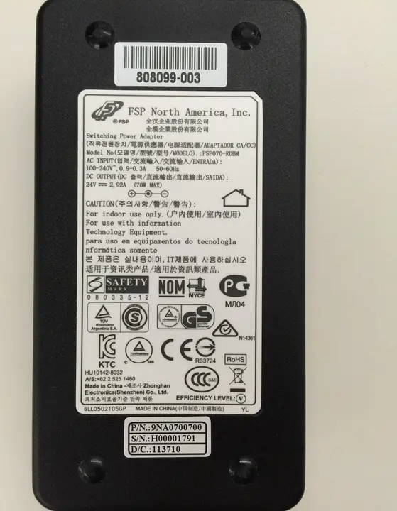 PSU 808099-003 used with HC100 Printers