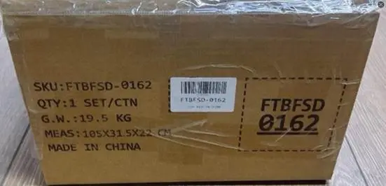 SKU number "FTBFSD-0161," "FTBFSD-0162," "FTBFSD-0212," "FTBFSD-0246" or "FTBFSD-0465" is printed labels located on the dresser's top panel and on the product packaging of the YITA dressers