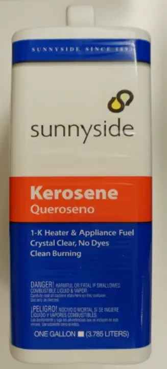 Recalled Sunnyside 1-K Kerosene Heater Fluid Portable Fuel Container (Side)