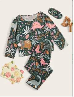 Recalled Children's Sleepwear Set: SKU Sknight10191129405