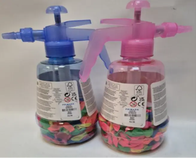 Recalled Primark Water Balloon Pump (back)