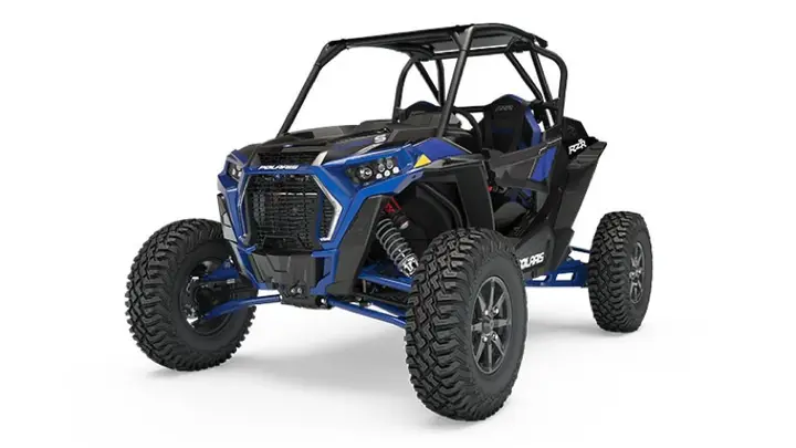 Recalled 2018 Polaris RZR Turbo S in Polaris Blue
