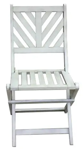 Jimco Outdoor Folding Bistro Chairs in graywash finishes