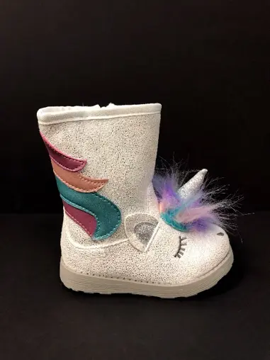 Recalled Cat & Jack "Chiara" Boots from the side.