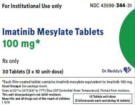 Recalled Dr. Reddy's Imatinib Mesylate Tablets 100 mg