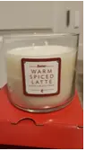Recalled Melaleuca's Revive thee-wick warm spiced latte soy candle