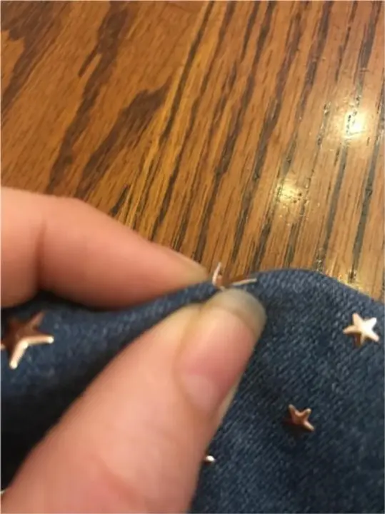 Photo from the official notice: Topson Downs Recalls Cat & Jack Girls' Star Studded Jeans Due to Laceration Hazard; Sold Exclusively at Target
