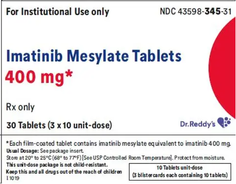 Recalled Dr. Reddy's Imatinib Mesylate Tablets 400 mg