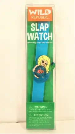 Close-Up of a recalled Slap Watch-Mermaid