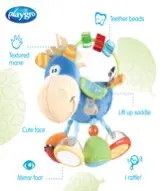 Recalled Playgro Clip Clop infant activity rattle - illustration