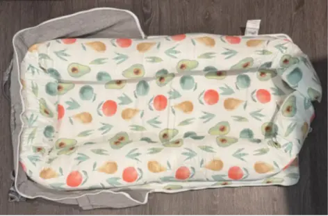 Recalled Joyful Journeys Baby Lounger in green avocado