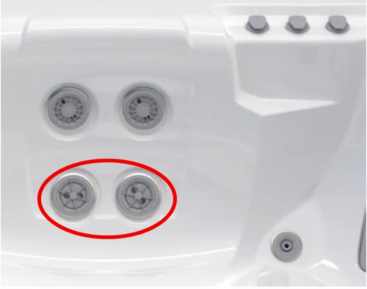 The recalled jets have a red circle around them