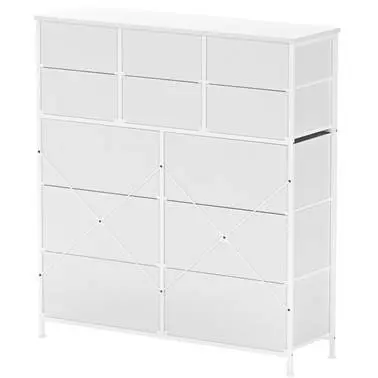 Recalled Ojaswi 12-Drawer Dressers in white (back)