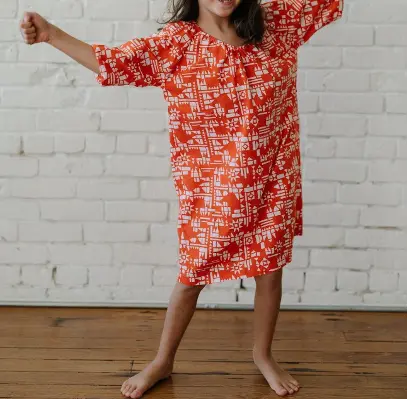 Recalled La Paloma Girl's Nightgown - Scandi Shapes