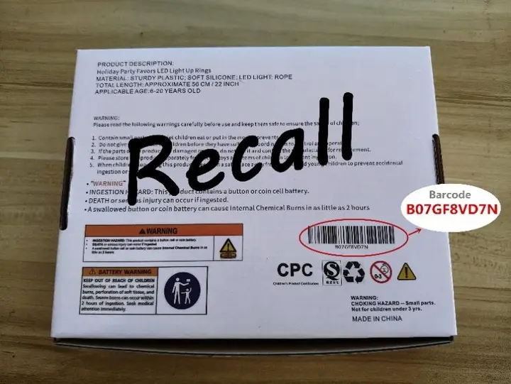 Back of package