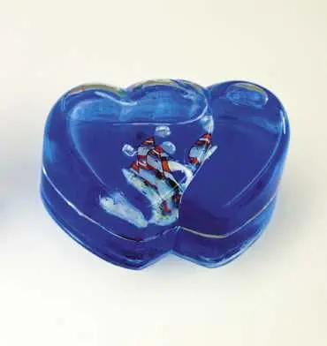 Double Heart-shaped Paperweight