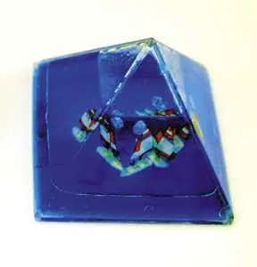 Pyramid-shaped Paperweight