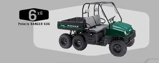 Recalled Polaris RANGER Off-Road UTV (6x6 model)