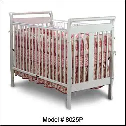 Photo from the official notice: Angel Line Recalls to Repair Longwood Forest Drop-Side Cribs Due to Entrapment, Suffocation and Fall Hazards