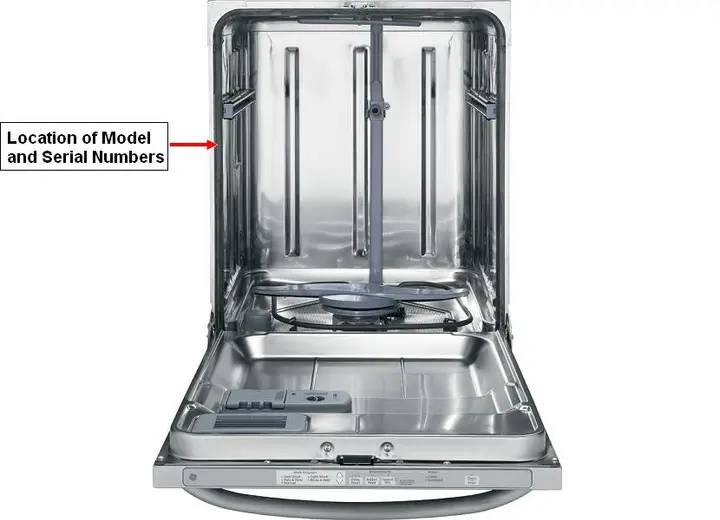 Photo from the official notice: GE Recalls Dishwashers Due to Fire Hazard (11022)