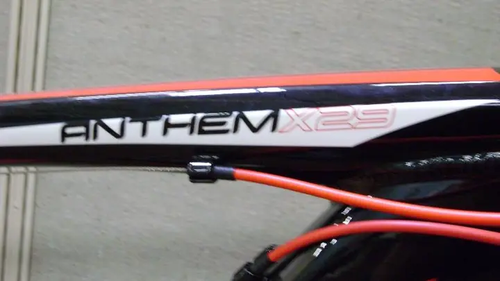 Photo from the official notice: Giant Recalls Anthem X 29er Bicycles Due to Fall Hazard