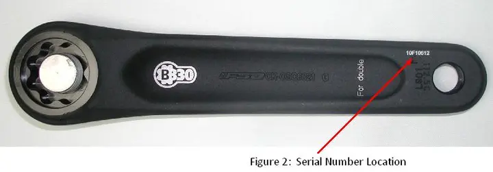 Photo from the official notice: Full Speed Ahead Crank Sets Used By Numerous Bicycle Manufacturers Recalled Due To Crash Hazard
