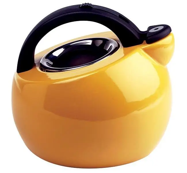 Photo from the official notice: Rachael Ray™ Brand Two Quart Teakettle Recalled by Meyer Corporation, U.S. Due to Burn Hazard