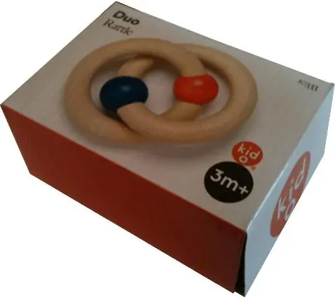 Photo from the official notice: Kid O Products Recalls Baby Rattles Due To Choking Hazard