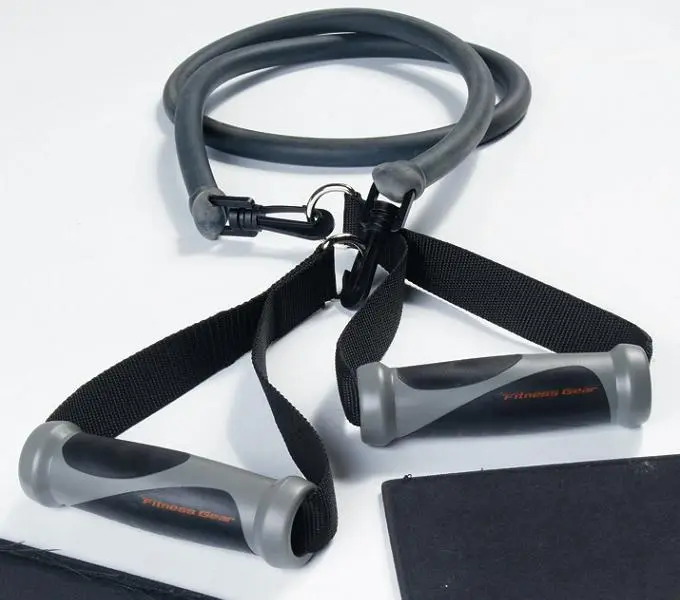 Photo from the official notice: Dick's Sporting Goods Recalls Fitness Resistance Tubes Due to Contusion and Laceration Hazards